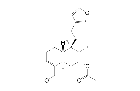 (+)-7-ALPHA-ACETOXY-BACCHOTRICUNEATIN-D
