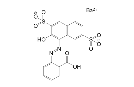 o-Aminobenzoic Acid -> 2-hydroxy-3,6-naphthalenedisulfonic acid, ba-salt