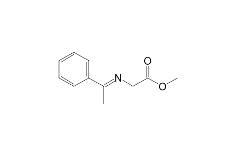 Methy N-(1'-phenylethylidene)-glycinate