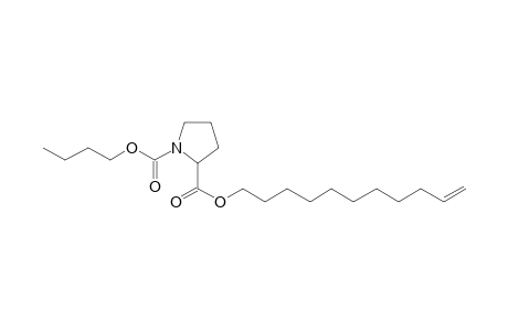 L-Proline, N-butoxycarbonyl-, undec-10-enyl ester