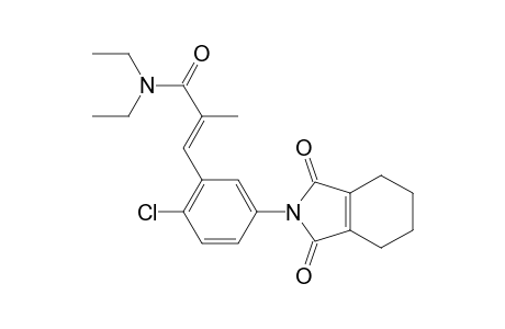 2-Propenamide, 3-[2-chloro-5-(1,3,4,5,6,7-hexahydro-1,3-dioxo-2H-isoindol-2-yl)phenyl]-N,N-diethyl-2-methyl-