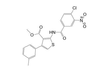 methyl 2-[(4-chloro-3-nitrobenzoyl)amino]-4-(3-methylphenyl)-3-thiophenecarboxylate