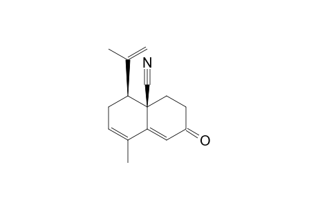 (4aR,5S)-4a-Cyano-5-isopropenyl-8-methyl-4,4a,5,6-tetrahydronaphthalen-2(3H)-one