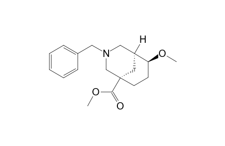 Methyl (1S*,5S*,6S*)-3-benzyl-6-methoxy-3-azabicyclo[3.3.1]nonane-1-carboxylate