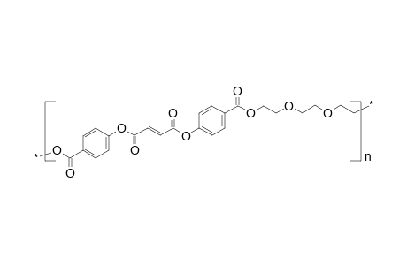 Poly(oxybenzoyloxyfumaroyloxybenzoyloxyethyleneoxyethylene)