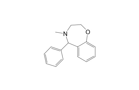 1,4-Benzoxazepine, 2,3,4,5-tetrahydro-4-methyl-5-phenyl-