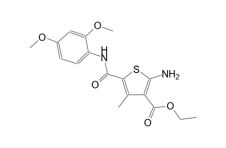 3-thiophenecarboxylic acid, 2-amino-5-[[(2,4-dimethoxyphenyl)amino]carbonyl]-4-methyl-, ethyl ester