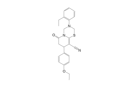 2H,6H-pyrido[2,1-b][1,3,5]thiadiazine-9-carbonitrile, 8-(4-ethoxyphenyl)-3-(2-ethylphenyl)-3,4,7,8-tetrahydro-6-oxo-