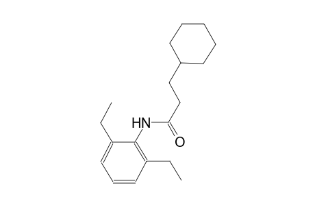3-cyclohexyl-N-(2,6-diethylphenyl)propanamide