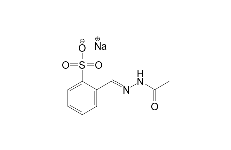 acetic acid, (o-sulfobenzylidene)hydrazide, sodium salt