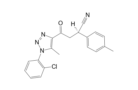 (R)-4-(1-(2-chlorophenyl)-5-methyl-1H-1,2,3-triazol-4-yl)-4-oxo-2-(p-tolyl)butanenitrile
