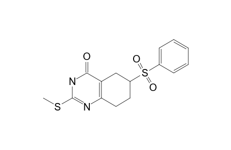 2-METHYLTHIO-6-(PHENYLSULFONYL)-5,6,7,8-TETRAHYDRO-3H-QUINAZOLIN-4-ONE