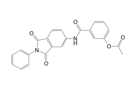 benzamide, 3-(acetyloxy)-N-(2,3-dihydro-1,3-dioxo-2-phenyl-1H-isoindol-5-yl)-