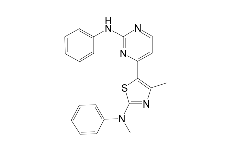 {4-[2-(Phenyl-(methyl)-amino)-4-methyl-thiazol-5-yl]-pyrimidin-2-yl}-phenylamine