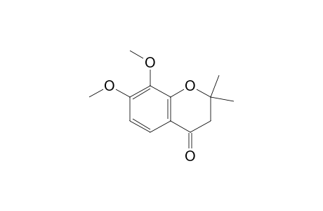 7,8-Dimethoxy-2,2-dimethyl-3,4-dihydro-2H-1-benzopyran-4-one