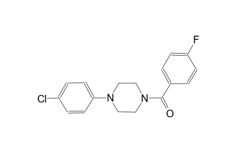 1-(4-chlorophenyl)-4-(4-fluorobenzoyl)piperazine