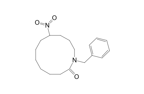 Azacyclododecan-2-one, 9-nitro-1-(phenylmethyl)-
