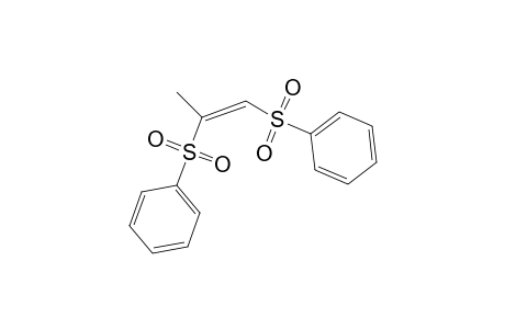 (Z)-1,2-Bis(benzenesulfonyl)-1-propene