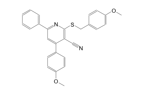 3-pyridinecarbonitrile, 4-(4-methoxyphenyl)-2-[[(4-methoxyphenyl)methyl]thio]-6-phenyl-