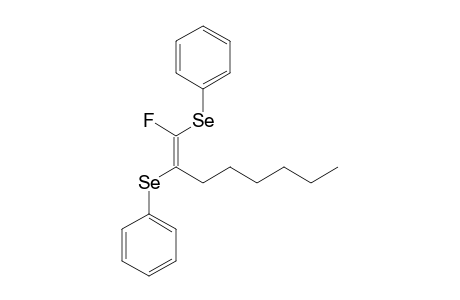 (E)-1-FLUORO-1,2-DI-(PHENYLSELENO)-OCT-1-ENE