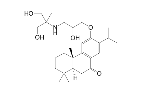 12-(2-Hydroxy-3-{[2-hydroxy-1-(hydroxymethyl)-1-methylethyl]amino}propoxy)abieta-8,11,13-trien-7-one