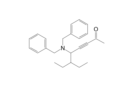 5-(Dibenzylamino)-6-ethyloct-3-yn-2-one
