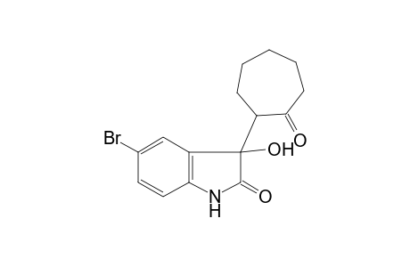 5-bromo-3-hydroxy-3-(2-oxocycloheptyl)-2-indolinone