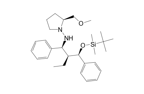 N-{(1S,2S)-2-[(R)-1-tert-Butyldimethylsiloxy-1-phenylmethyl]-1-phenylbutyl}-(2S)-2-methoxymethyl-tetrahydro-1H-1-pyrrolylamine