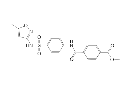 benzoic acid, 4-[[[4-[[(5-methyl-3-isoxazolyl)amino]sulfonyl]phenyl]amino]carbonyl]-, methyl ester