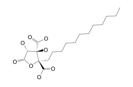 CINATRIN-C1;1,2,3-TRIHYDROXYPENTADECANE-1,2,3-TRICARBOXYLIC-ACID-(1->3)-GAMMA-LACTONE