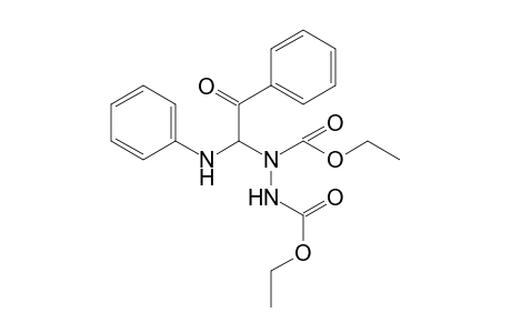 Ethyl [N,N'-bis(ethoxycarbonyl)hydrazino]-.alpha.-(benzamino)-phenyl ethanone