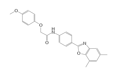 acetamide, N-[4-(5,7-dimethyl-2-benzoxazolyl)phenyl]-2-(4-methoxyphenoxy)-