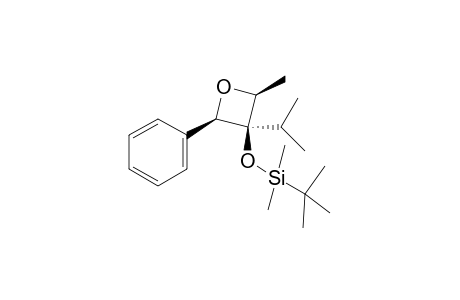 (2S,3S,4R)-3-{[(1',1'-Dimethylethyl)dimethylsilyl]oxy}-3-(1'-methylethyl)-4-methyl-2-phenyloxetane