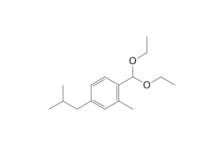 1-(diethoxymethyl)-4-isobutyl-2-methylbenzene
