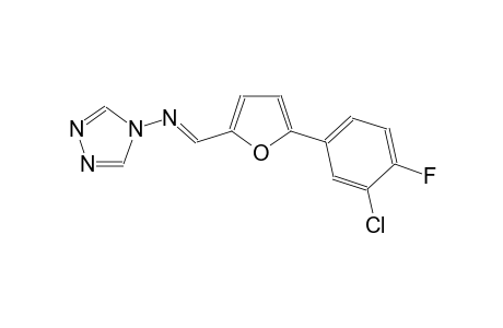 4H-1,2,4-triazol-4-amine, N-[(E)-[5-(3-chloro-4-fluorophenyl)-2-furanyl]methylidene]-