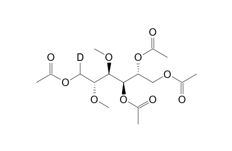 1,4,5,6-tetra-O-acetyl-(1-deuterio)-2,3-di-O-methyl-D-mannitol