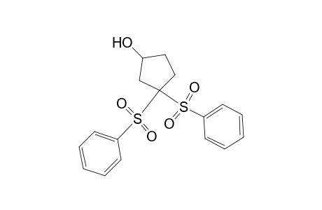 3,3-Bis(phenylsulfonyl)cyclopentanol