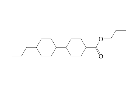 Propyl 4-(4-propylcyclohexyl)cyclohexane-1-carboxylate
