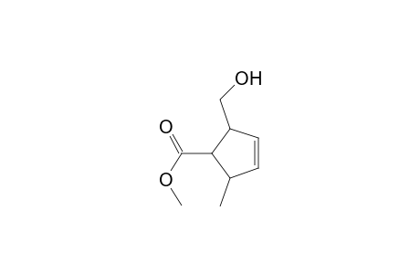 3-Cyclopentene-1-carboxylic acid, 2-(hydroxymethyl)-1-methyl-, methyl ester, cis-