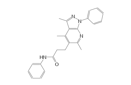 1H-pyrazolo[3,4-b]pyridine-5-propanamide, 3,4,6-trimethyl-N,1-diphenyl-