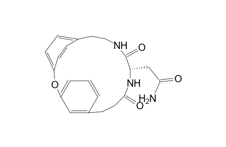 2-Oxa-11,14-diazatricyclo[15.2.2.13,7]docosa-3,5,7(22),17,19,20-hexaene-12-acetamide, 10,13-dioxo-, (S)-