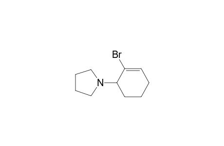 Pyrrolidine, 1-(2-bromo-2-cyclohexen-1-yl)-