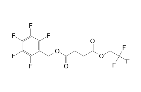 Succinic acid, 1,1,1-trifluoroprop-2-yl pentafluorobenzyl ester