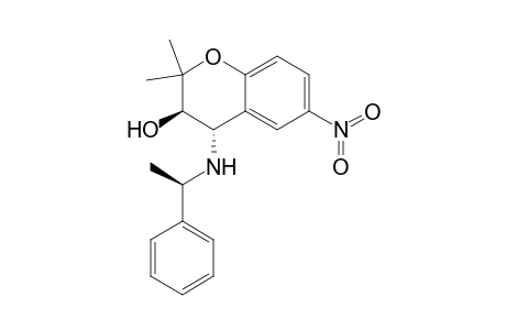 (3R,4S)-2,2-Dimethyl-6-nitro-4-((R)-1-phenylethylamino)chroman-3-ol