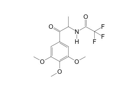 1-(3,4,5-Trimethoxyphenyl)-2-aminopropan-1-one TFA