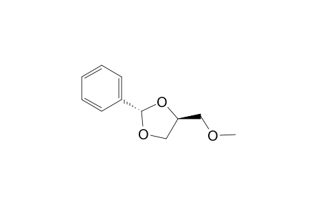 1,3-Dioxolane, 4-(methoxymethyl)-2-phenyl-, (2S-trans)-