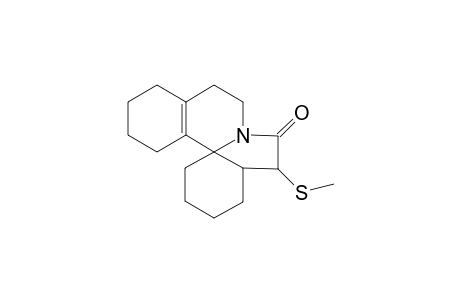14,15,16,17-tetrahydro-7-methylthio-cis-erythrinan-8-one