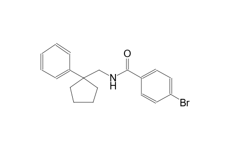 4-bromo-N-[(1-phenylcyclopentyl)methyl]benzamide
