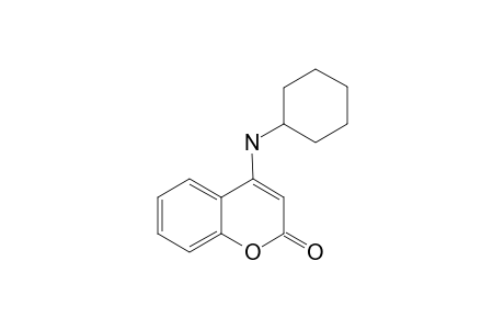 4-N-CYCLOHEXYLAMINOCOUMARINE