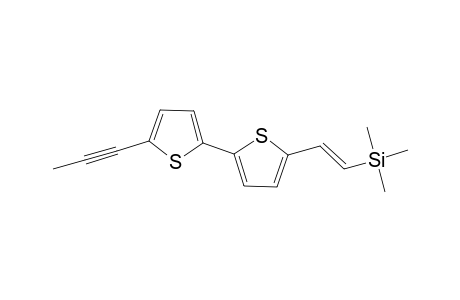 2-[5'-(1"-Propynyl)-2',2"'-bithien-5'-yl]ethenyl-trimethylsilane